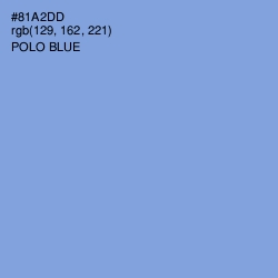 #81A2DD - Polo Blue Color Image